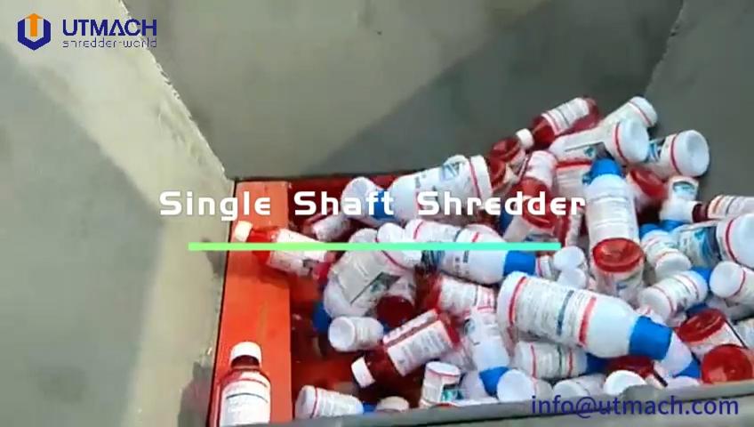 Single shaft shredder