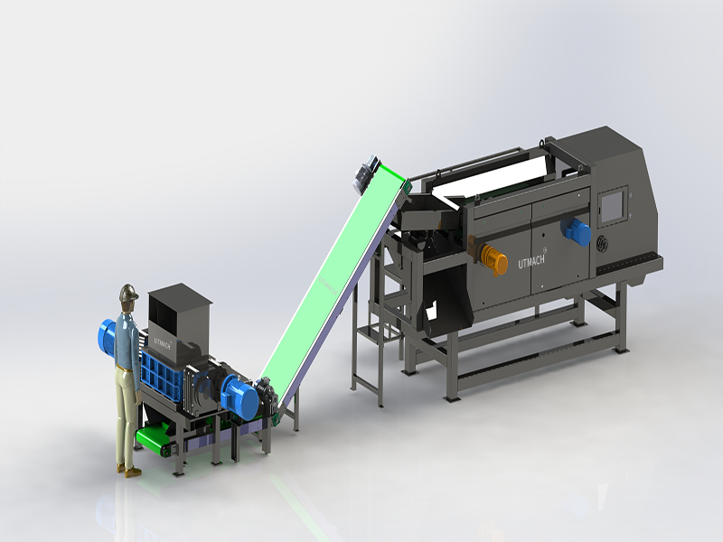 Rubber-Aluminum Car Seal Recycling Line